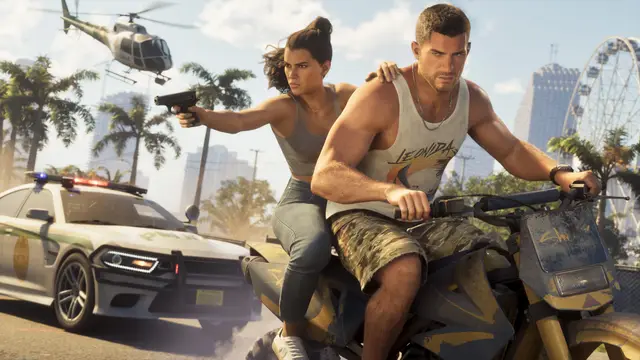 Jason and Lucia, an official Grand Theft Auto VI screenshot
